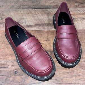 Torrid Women's Burgundy Loafers